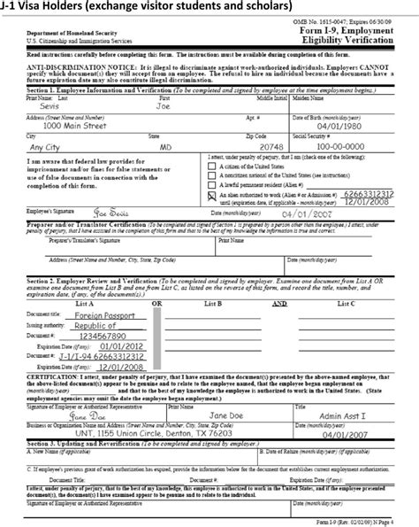 Form I Employment Eligibility Verification Fillable Printable Forms