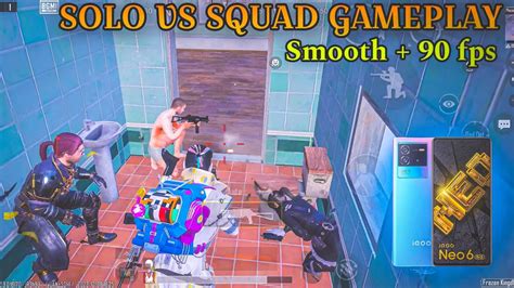 Solo Vs Squad Bgmi Pubg Gameplay Iqoo Neo Pubg Test Iqoo Neo Bgmi