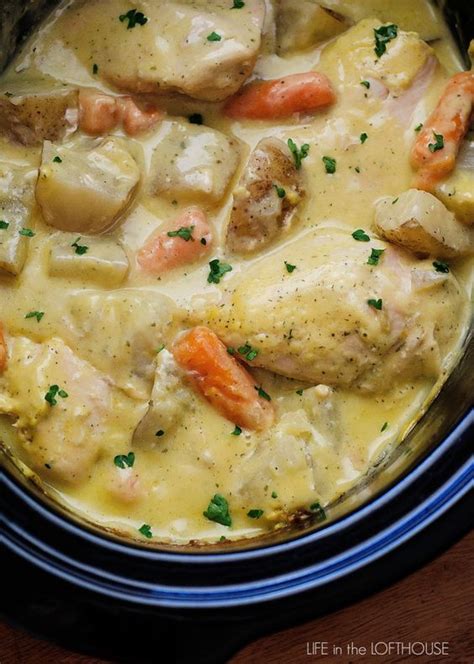 Crock Pot Creamy Ranch Chicken Life In The Lofthouse Chicken