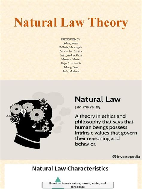 Philosophy Natural Law Theory | PDF | Natural Law | Thomas Aquinas