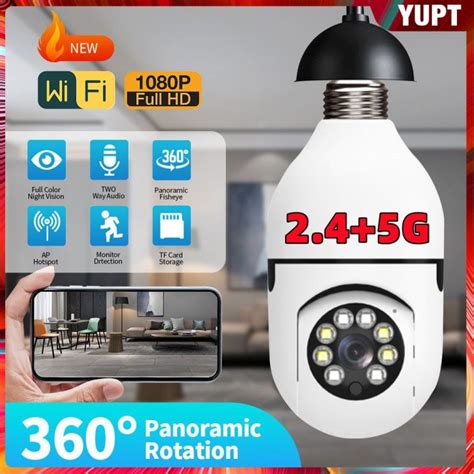 Yuptwifi E Bulb G G Cctv Camera Connect To Cell Phone With