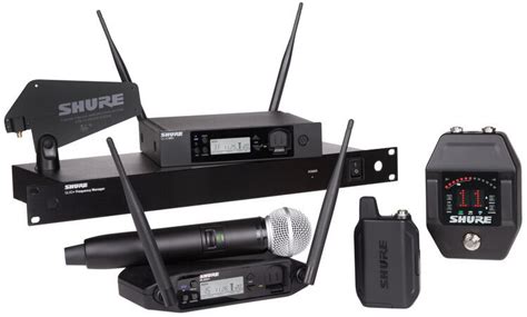 Shure Glxd14rb98 Digital Wireless Rackmount Instrument System With Wb98hc Gooseneck