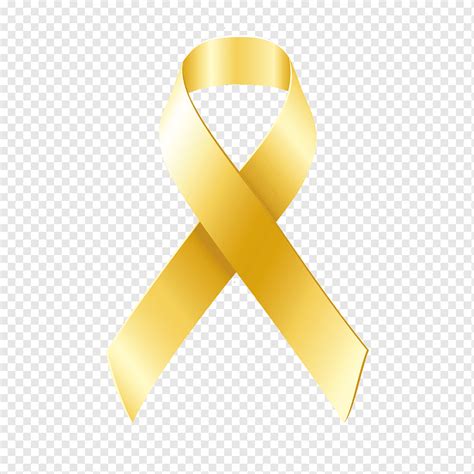 Yellow Ribbon Yellow Ribbon Font Cancer Ribbon Cancer Objects Png