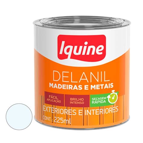 Tinta Esmalte Sintético Brilhante Delanil Madeiras e Metais 225 ml