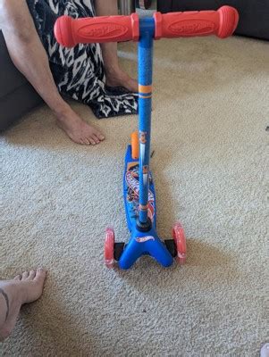 Hot Wheels Tilt And Turn Light Up Wheel Scooter Target