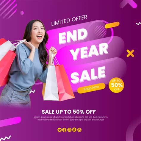 End Year Sale Poster Template Postermywall