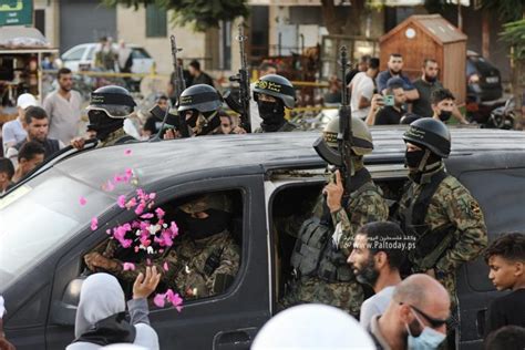 سرايا القدس تنظم مسير عسكري في شمال غزة بمناسبة ذكرى الانطلاقة الجهادية