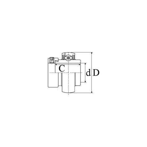 Roulement De Palier Serrage Bague Excentrique Marque SKF Ref YEL211 2F