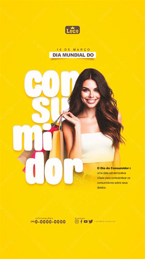 15 De Março Dia Mundial Do Consumidor Stories PSD download 35566