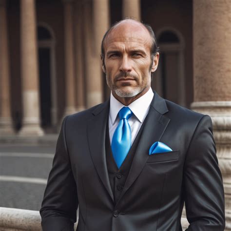 Hunk 47th Mature Stubble Scruffy Tanned Balding Ceo Black Sa By