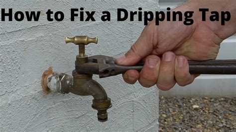 How To Fix A Dripping Garden Tap Leaking Garden Tap Youtube