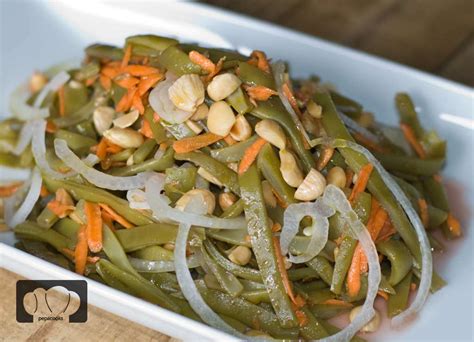 Ensalada de judías verdes y almendras Receta Petitchef