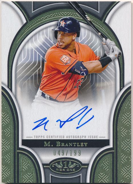 Yahoo オークション Michael Brantley MLB 2023 Topps Tier One Prim