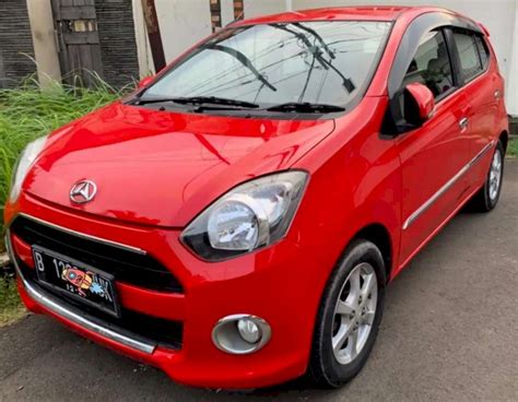 Daihatsu Ayla X AT 2015 Merah Matic Matic Metik Metic Dijual Co Id