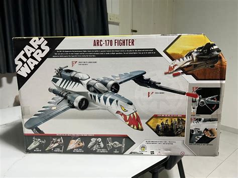 Rare Star Wars 2006 Arc 170 Fighter Tiger Shark Target Exclusive 30th Anniversary Collection