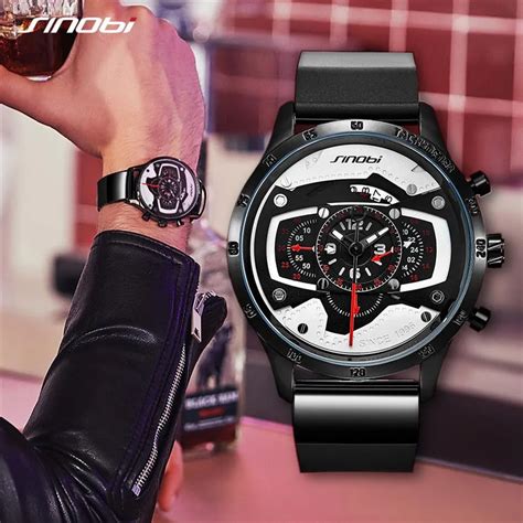 Cwp Sinobi Car Speed Sports Mens Watches Creative Mens Punk