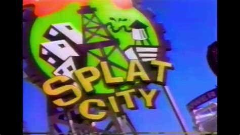 1995 Theme Park Nickelodeon Splat City Youtube