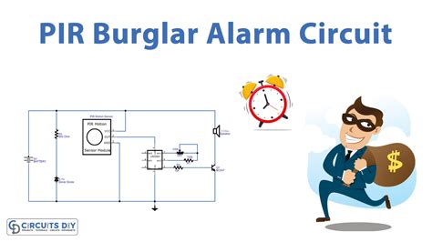 PIR Burglar Alarm Circuit