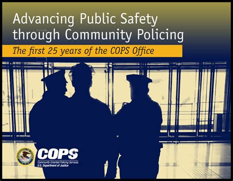 Advancing Public Safety Through Community Policing Smart Policing