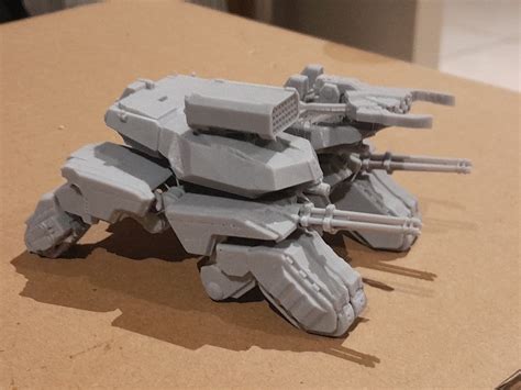 Obj File Armored Core Cataphract Vs D Printer Model To