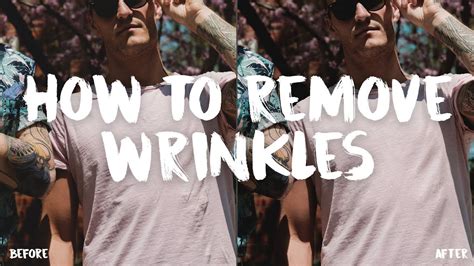 How To Remove Wrinkles Out Of Clothes Photoshop Cc Tutorial Youtube