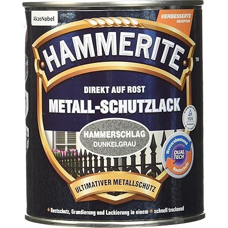 Hammerite Fer Martel L Gris Ardoise Amazon Fr Bricolage