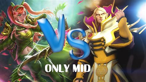 SOLO MID DOTA 2 INVOKER VS WINDRANGER Music Fun YouTube