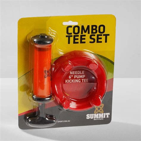 Rugby League Nrl Kicking Tee And Ball Pump Combo Kit
