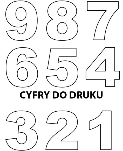 Wklejki Do Zeszytu Cyfry I Litery Pdf Do Druku