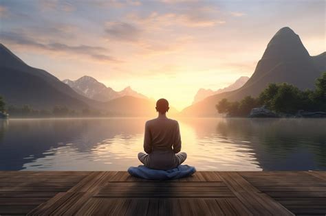 Premium Ai Image Mindfulness And Meditation Concepts