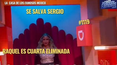 RAQUEL ES CUARTA ELIMINADA DE LA CASA DE LOS FAMOSOS MEXICO EN VIVO