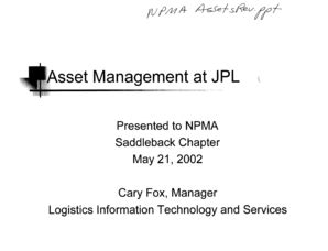 Fillable Online Trs New Jpl Nasa Sset Management At Jpl Trs New Jpl