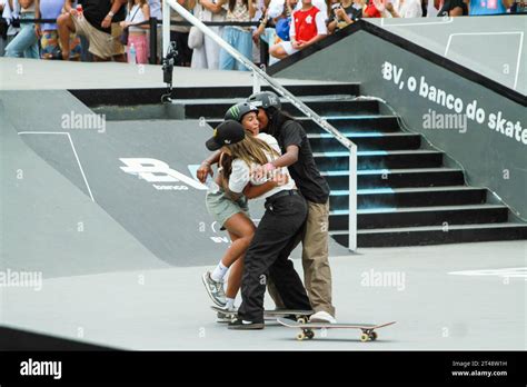 Rio De Janeiro Brazil 29th Oct 2023 Brazilian Skateboarder Rayssa