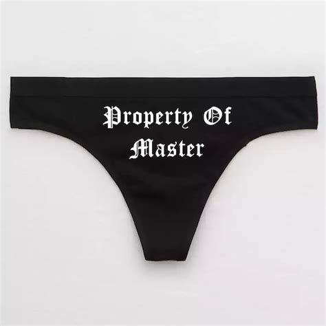 Breed Me Master Panties Etsy