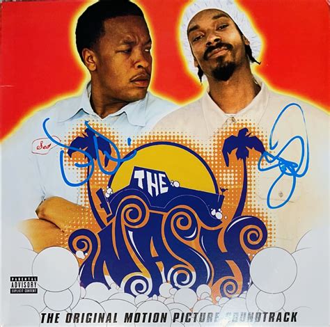 Lot Detail - Dr. Dre & Snoop Dogg RARE Dual Signed "The Wash" Album Soundtack (ACOA LOA)