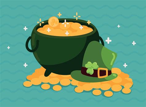 St Patricks Day Cauldron 11129466 Vector Art At Vecteezy