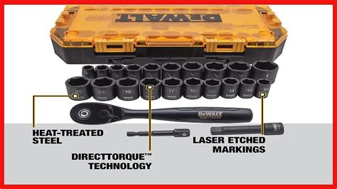 Great Product DEWALT Impact Socket Set 23 Piece 3 8 Drive Metric