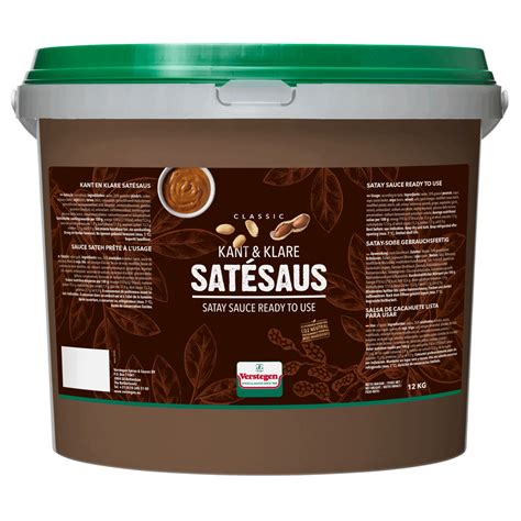 SATESAUS KANT KLAAR 12kg VERNIEUWD RECEPT 60805 VERSTEGEN CLASSIC