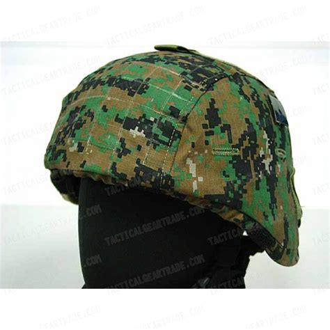 Usgi Mich Tc Ach Helmet Cover Digital Camo Woodland Ver For