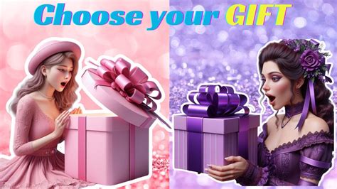 Pink Vs Purple CHOOSE YOUR GIFT ELIGE TU REGALO YouTube