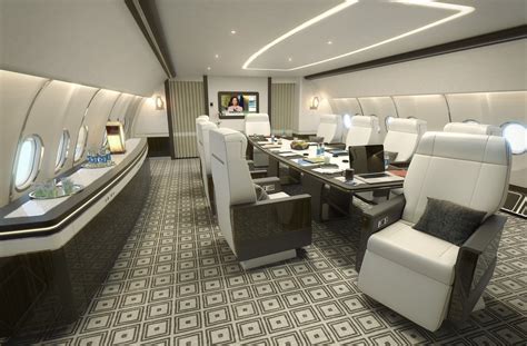 Airbus Launches New Vip Widebody Cabin Concept Commercial Aircraft