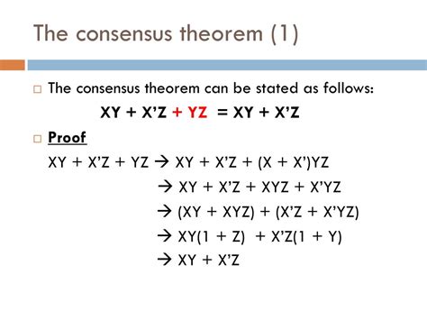 Ppt Consensus Theorem Powerpoint Presentation Free Download Id 3454639