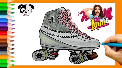 Soy Luna C Mo Dibujar Los Patines De Mbar How To Draw Skates Art Color