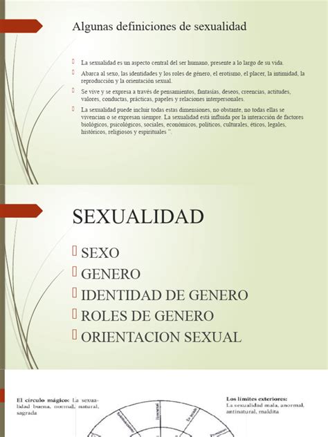 Algunas Definiciones De Sexualidad Descargar Gratis Pdf La