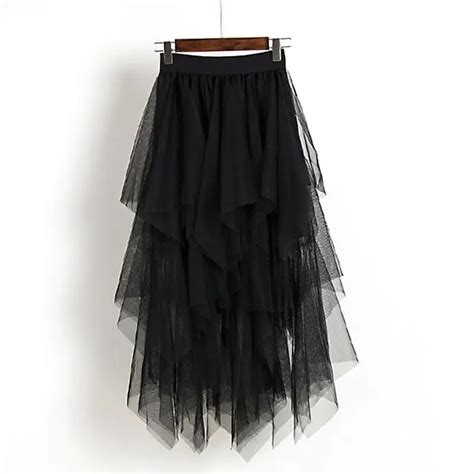 Aliexpress Buy Women Skirts Casual Black Gothic Elegant Fall