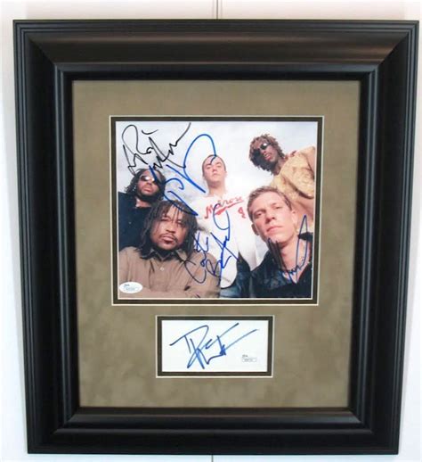 Dave Matthews Band Signed 17x19 Custom Framed Display with (5 ...