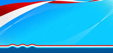 Simple Blue With Red White Lines Background Vector, Blue Background ...