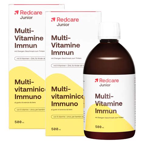 Redcare Junior Multi Vitamine Immun 2x500 Ml Shop Apotheke