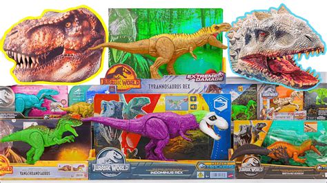 Jurassic World Unboxing Review ASMR Dinosaur Head Mystery Box Trex