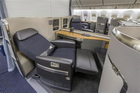 The Boeing 777 300er Cabin Is Configured With Three Classes Featuring Lie Flat Seats In First